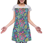 Colorful Paisley Pattern Print Adjustable Apron