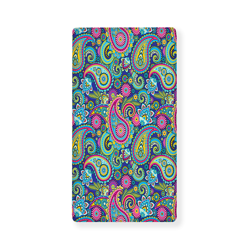 Colorful Paisley Pattern Print Baby Crib Sheet