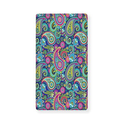 Colorful Paisley Pattern Print Baby Crib Sheet