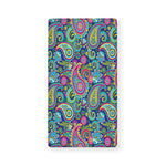 Colorful Paisley Pattern Print Baby Crib Sheet