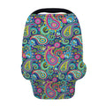Colorful Paisley Pattern Print Baby Seat Cover