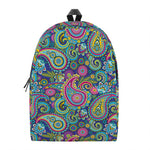Colorful Paisley Pattern Print Backpack