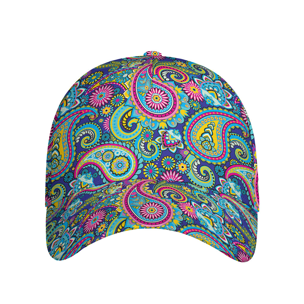 Colorful Paisley Pattern Print Baseball Cap