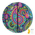 Colorful Paisley Pattern Print Basketball