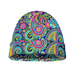 Colorful Paisley Pattern Print Beanie