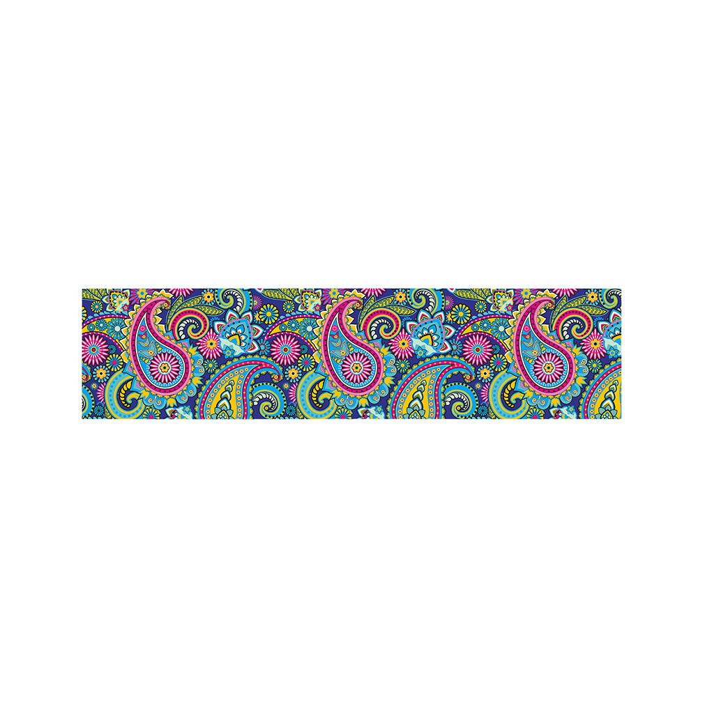 Colorful Paisley Pattern Print Bed Runner