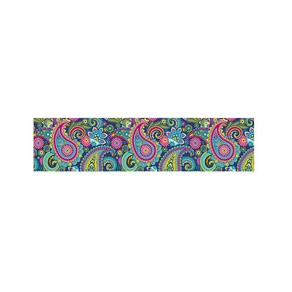 Colorful Paisley Pattern Print Bed Runner