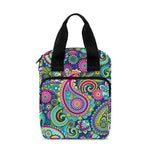 Colorful Paisley Pattern Print Bible Tote Bag