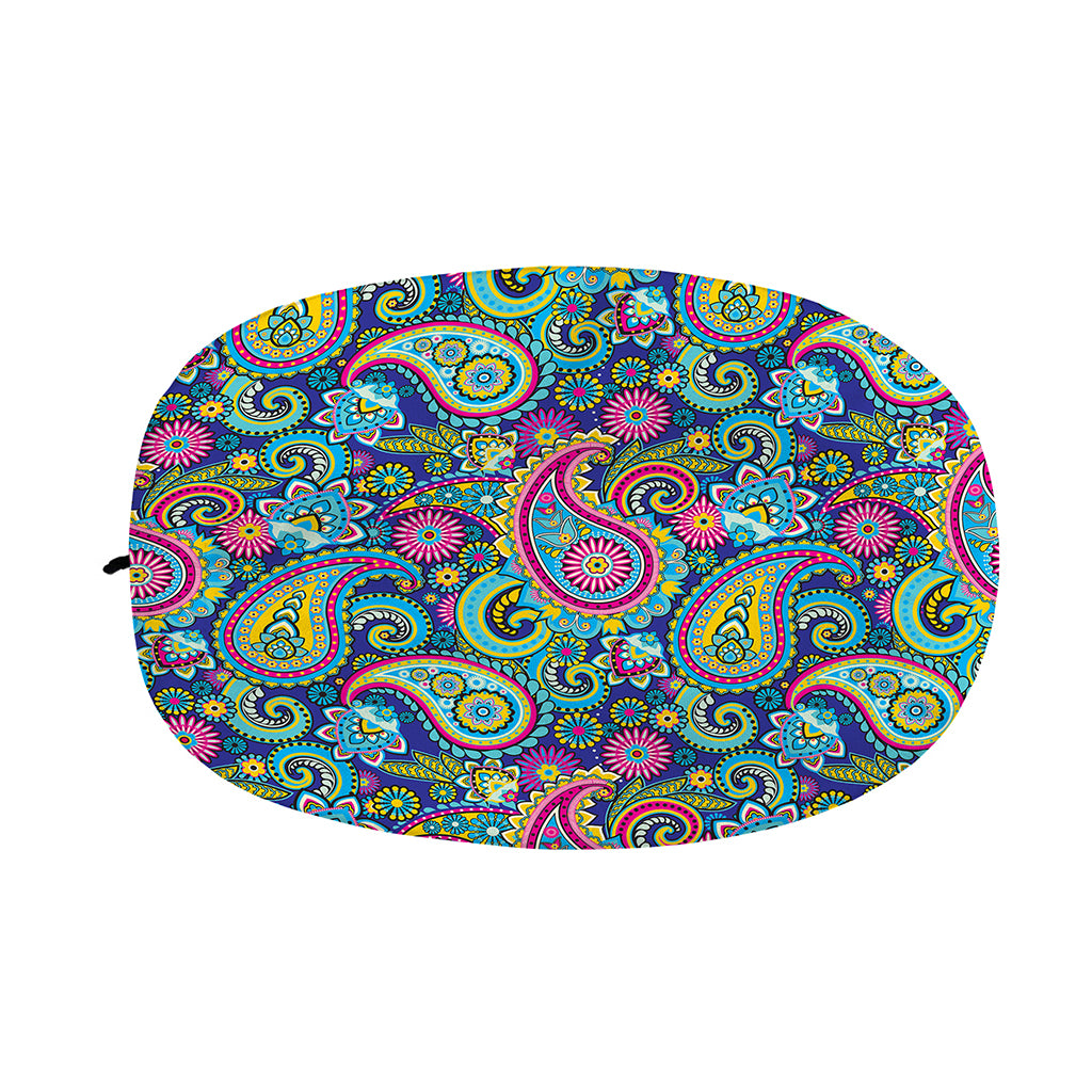 Colorful Paisley Pattern Print Car Side Mirror Covers
