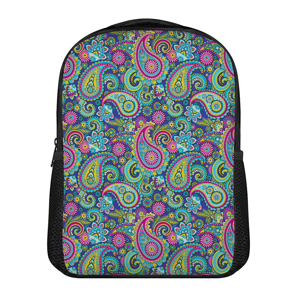 Colorful Paisley Pattern Print Casual Backpack