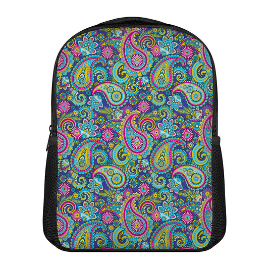 Colorful Paisley Pattern Print Casual Backpack