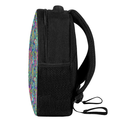 Colorful Paisley Pattern Print Casual Backpack