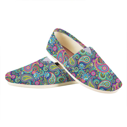 Colorful Paisley Pattern Print Casual Shoes