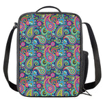 Colorful Paisley Pattern Print Crossbody Lunch Bag