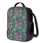 Colorful Paisley Pattern Print Crossbody Lunch Bag