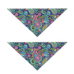 Colorful Paisley Pattern Print Dog Bandana