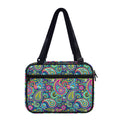 Colorful Paisley Pattern Print Double Strap Bible Bag
