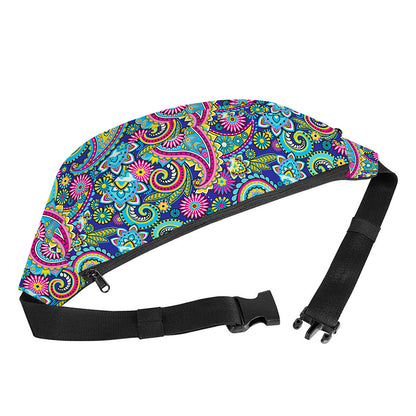 Colorful Paisley Pattern Print Fanny Pack
