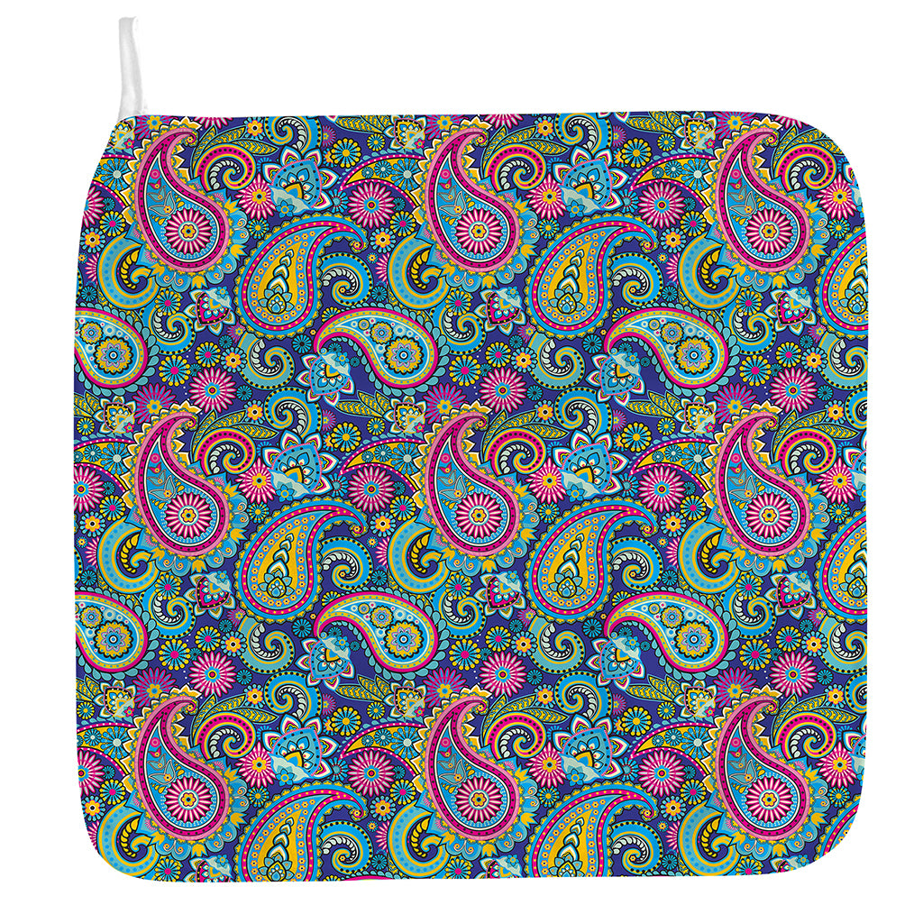 Colorful Paisley Pattern Print Hand Towel