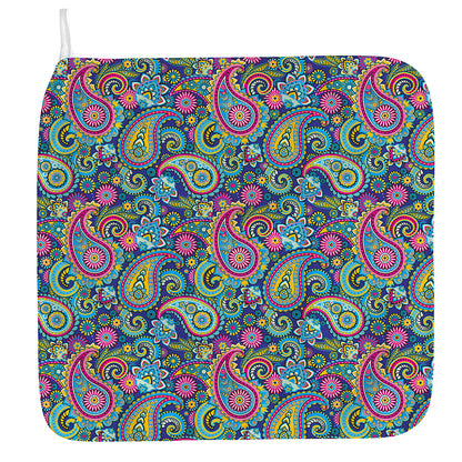 Colorful Paisley Pattern Print Hand Towel