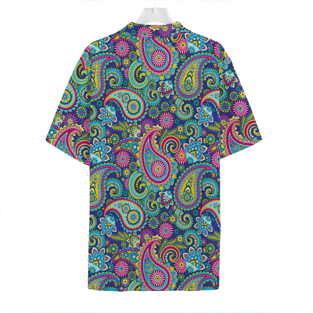 Colorful Paisley Pattern Print Hawaiian Shirt