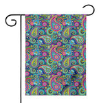 Colorful Paisley Pattern Print House Flag