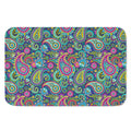 Colorful Paisley Pattern Print Indoor Door Mat