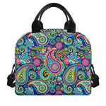 Colorful Paisley Pattern Print Insulated Lunch Bag
