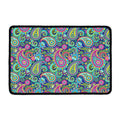 Colorful Paisley Pattern Print Kitchen Mat