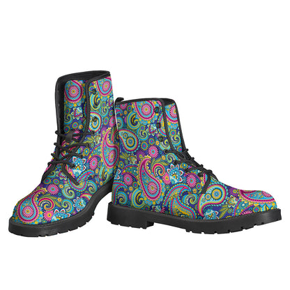 Colorful Paisley Pattern Print Backpack