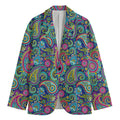 Colorful Paisley Pattern Print Men's Blazer