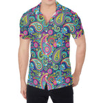 Colorful Paisley Pattern Print Men's Shirt