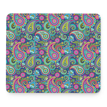 Colorful Paisley Pattern Print Mouse Pad