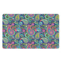 Colorful Paisley Pattern Print Polyester Doormat