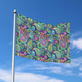 Colorful Paisley Pattern Print Polyester Flag