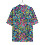 Colorful Paisley Pattern Print Rayon Hawaiian Shirt