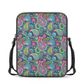 Colorful Paisley Pattern Print Rectangular Crossbody Bag