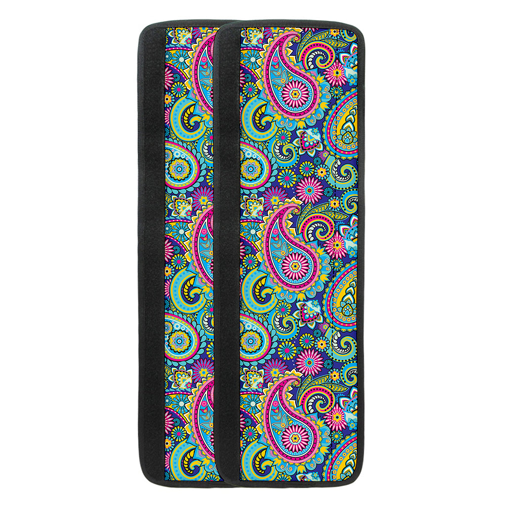 Colorful Paisley Pattern Print Refrigerator Handle Covers