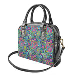 Colorful Paisley Pattern Print Shoulder Handbag