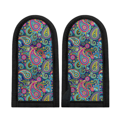 Colorful Paisley Pattern Print Skillet Handle Cover