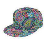 Colorful Paisley Pattern Print Snapback Cap