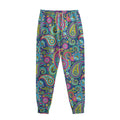 Colorful Paisley Pattern Print Sweatpants