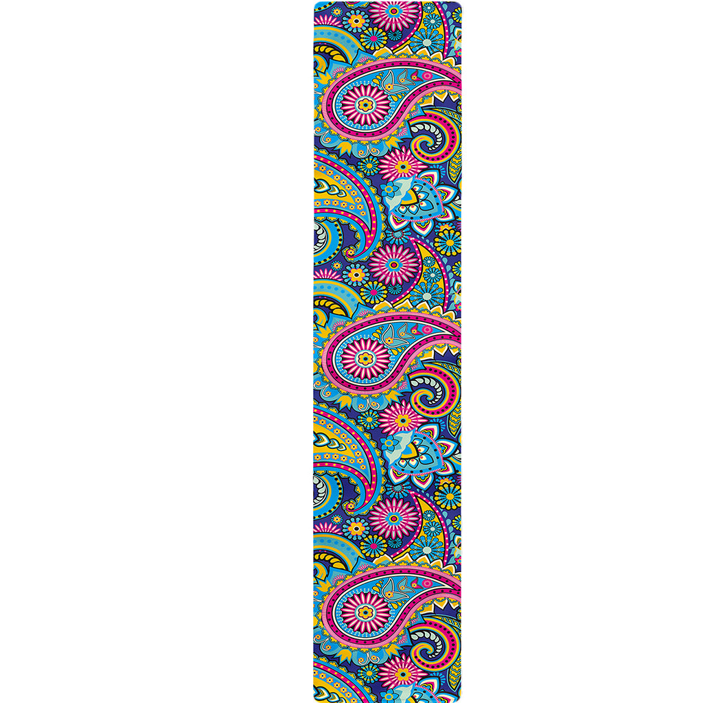 Colorful Paisley Pattern Print Table Runner