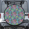 Colorful Paisley Pattern Print Tire Cover