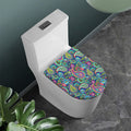 Colorful Paisley Pattern Print Toilet Lid Cover