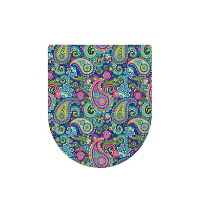 Colorful Paisley Pattern Print Toilet Lid Cover