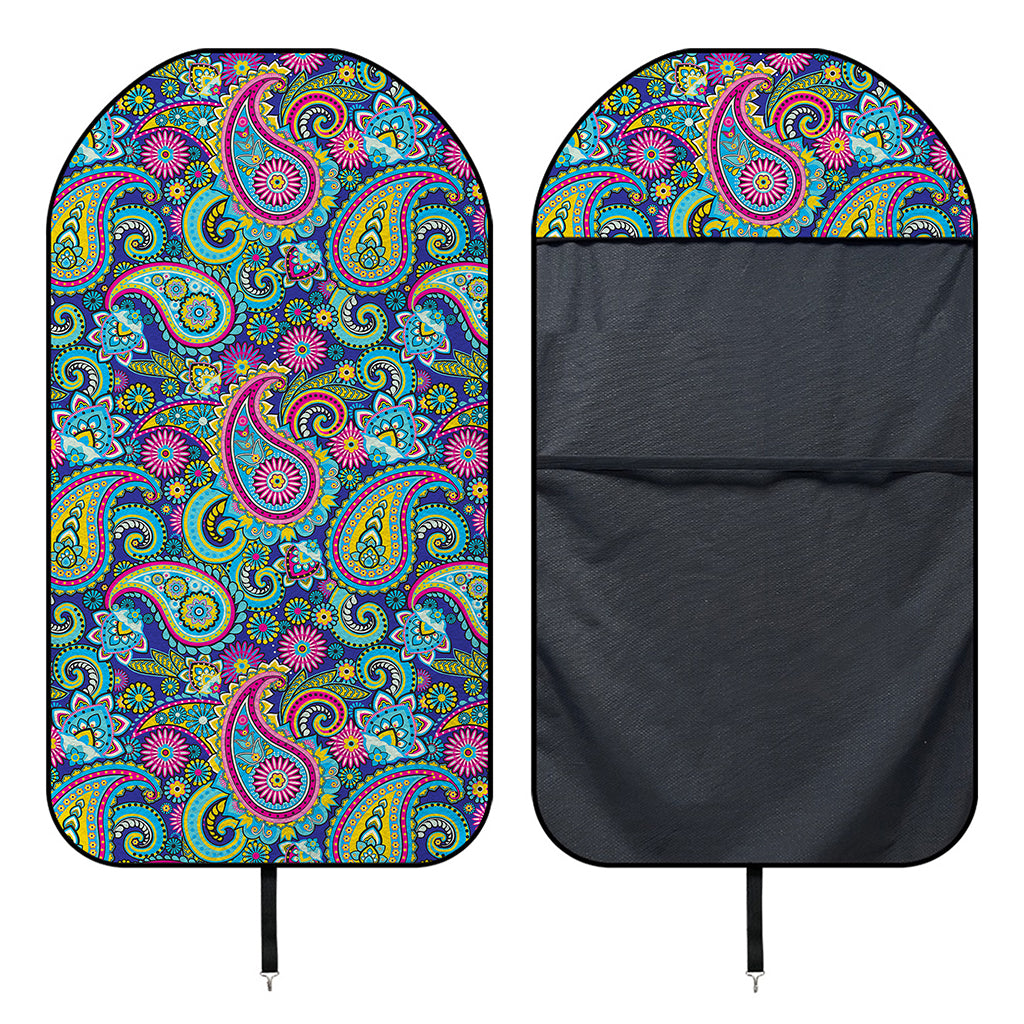 Colorful Paisley Pattern Print Waterproof Car Seat Cover