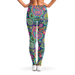Colorful Paisley Pattern Print Women's Leggings