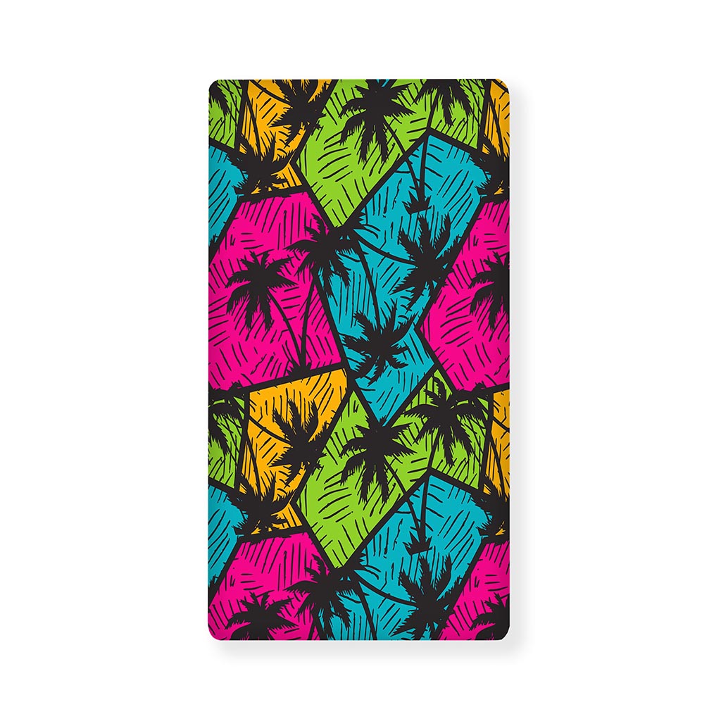 Colorful Palm Tree Pattern Print Baby Crib Sheet