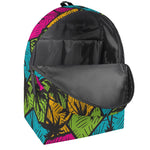 Colorful Palm Tree Pattern Print Backpack